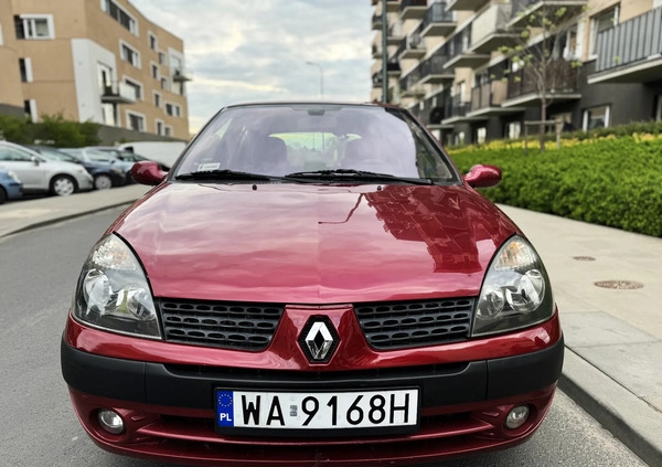 Renault Clio cena 8999 przebieg: 171000, rok produkcji 2003 z Warszawa małe 352